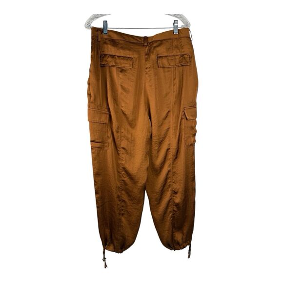 DKNY Women’s Cargo Pants Size 8 Pockets Brown - Picture 4 of 10